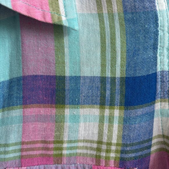 Sweet Pastel A&F Plaid Shirt - Size S - Picture 5 of 15